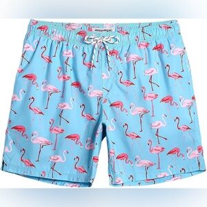 NWT! Maamgic Men’s Quick Dry Swim Shorts with Mesh Lining